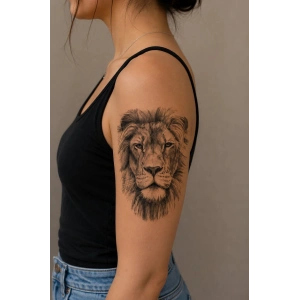 Aslan Geçici Dövme Tattoo
