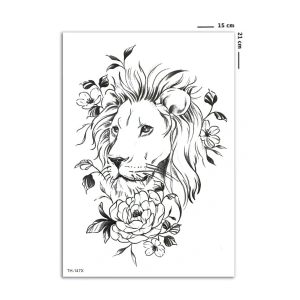 Aslan Geçici Dövme Tattoo