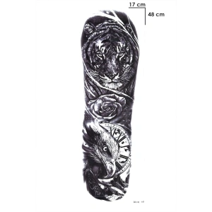 Aslan Kol Dövme Geçici Tattoo