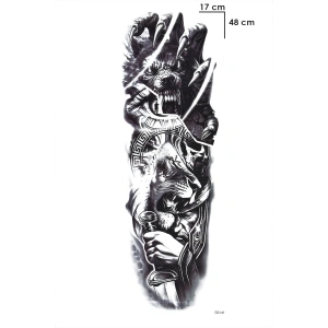 Aslan Kol Dövme Geçici Tattoo