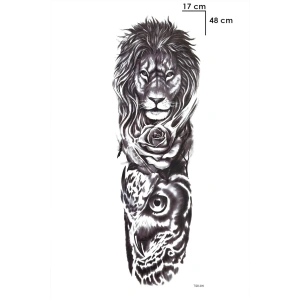 Aslan Kol Dövme Geçici Tattoo