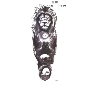 Aslan Kol Geçici Dövme Tattoo