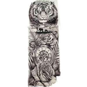 Aslan Saat Dövme Geçici Tattoo