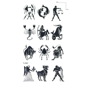 Astroloji Burçlar Geçici Dövme Tattoo