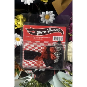 Aynalı Mini Buket Solmayan Anlamlı Hediye