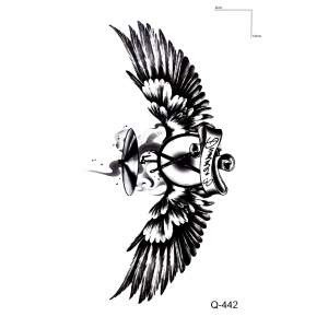 Bateri Kanat Mini Geçici Dövme Tattoo