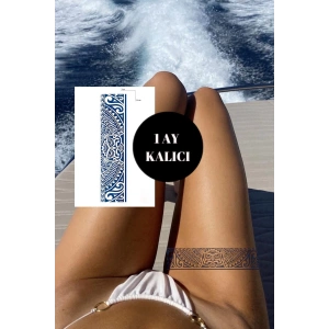 Baykuş Figürlü 12 Saat Sonra Kararan Geçici Dövme Tattoo