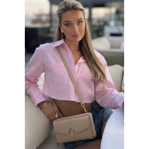 Bej Renk Deri Kadın Çanta/Cüzdan