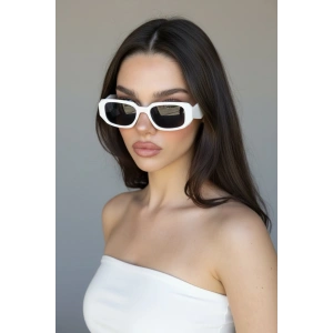 Beyaz Renk Kadın Güneş Gözlüğü