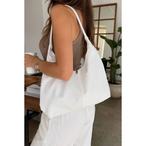 Beyaz  Renk Kanvas  Kadın  Çanta