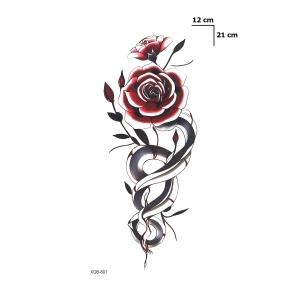 Çiçek Dövme Geçici Dövme Tattoo