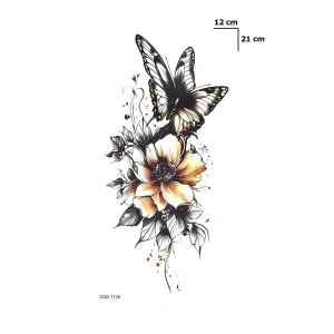 Çiçek Dövme Geçici Tattoo