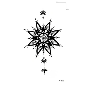 Çiçek Dövme Mini Geçici Dövme Tattoo