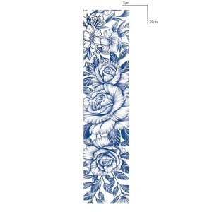 Çiçek Figürlü 12 Saat Sonra Kararan Geçici Dövme Tattoo