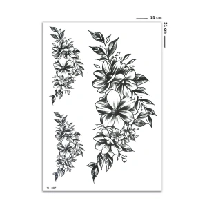 Çiçek Geçici Dövme Tattoo