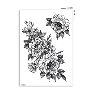 Çiçek Geçici Dövme Tattoo