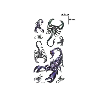 Çoklu Akrep Geçici Dövme Tattoo