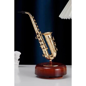 Dekoratif Saksafon Müzik Kutusu