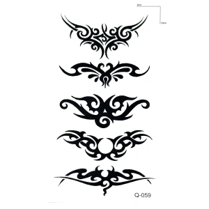Dörtlü Tribal Mini Geçici Dövme Tattoo