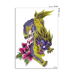 Ejderha Geçici Dövme Tattoo