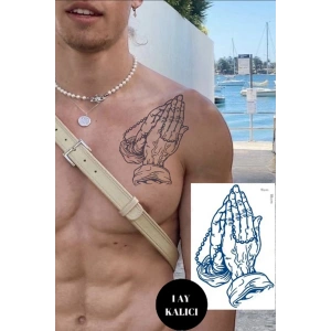 El Figürlü 12 Saat Sonra Kararan Geçici Dövme Tattoo