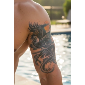 Geçici Anka Kuşu Dövme Tattoo