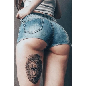 Geçici Aslan Dövme Tattoo