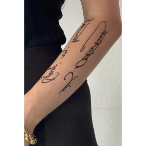 Geçici Atatürk İmza Dövme Tattoo