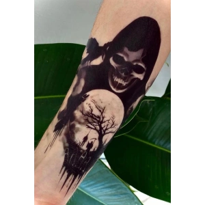 Geçici Azrail Dövme Tattoo