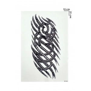 Geçici Büyük Tribal Dövme Tattoo
