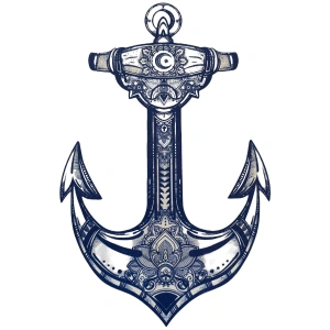 Geçici Çapa Figürlü 12 Saat Sonra Kararan Dövme Tatto