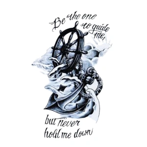 Geçici Çapa Figürlü Dövme Tattoo