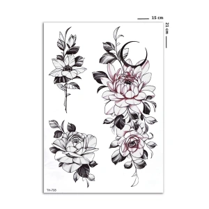 Geçici Çiçek Dövme Tattoo