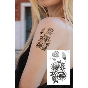 Geçici Çiçek Figürlü Mini Dövme Tattoo