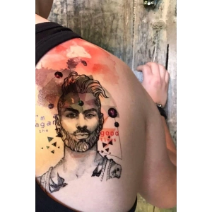 Geçici Erkek Modelli Dövme Tattoo