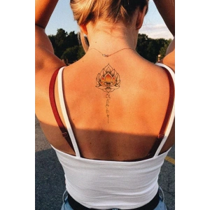 Geçici Gül ve Göz Dövme Tattoo