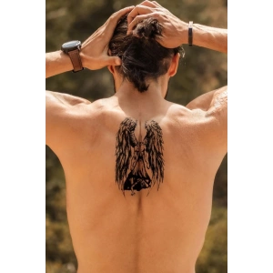 Geçici Kanatlı Savaşçı Dövme Tattoo