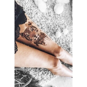 Geçici Kaplan Dövme Tattoo