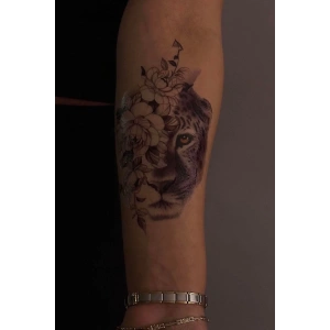 Geçici Kaplan Figürlü Dövme Tattoo