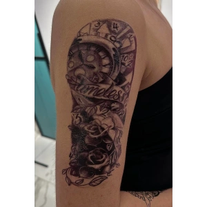 Geçici Karışık Figürlü Dövme Tattoo