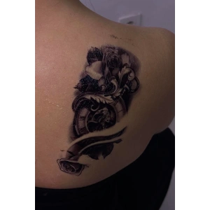 Geçici Karışık Figürlü Dövme Tattoo