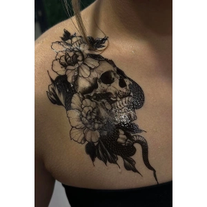 Geçici Karışık Figürlü Dövme Tattoo