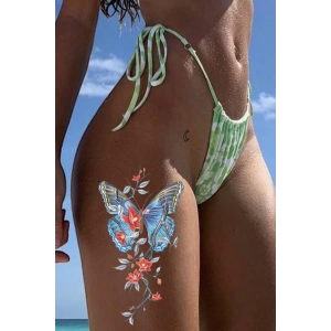 Geçici Kelebek Figürlü Büyük Boy Dövme Tattoo