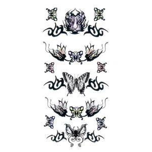 Geçici Kelebek Figürlü Dövme Tattoo