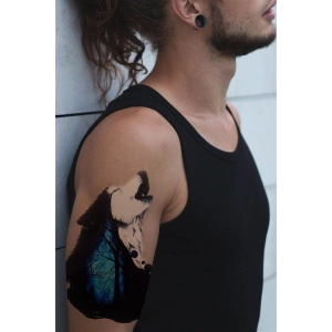 Geçici Kurt Dövme Tattoo