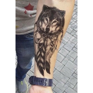 Geçici Kurt Dövme Tattoo