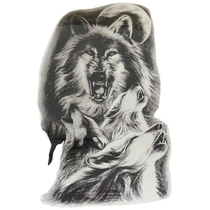 Geçici Kurt Figürlü Dövme Tattoo