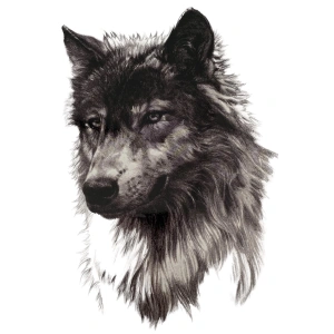 Geçici Kurt Figürlü Dövme Tattoo