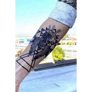 Geçici Kurukafa Dövme Tattoo