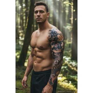 Geçici Kurukafa ve Saat Kol Dövme Tattoo